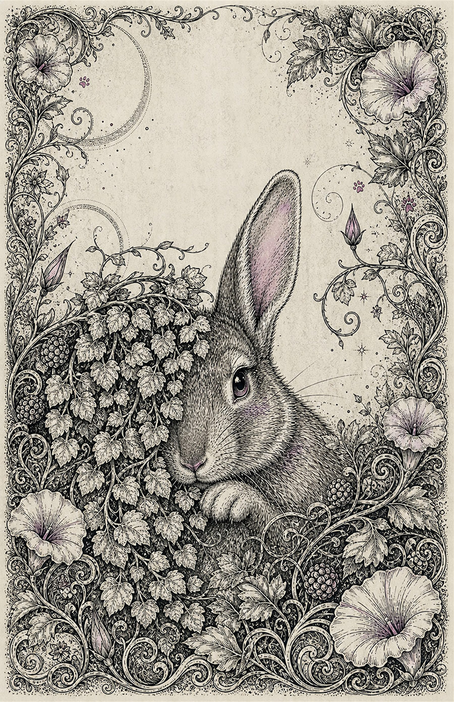 Stylized Cottontail