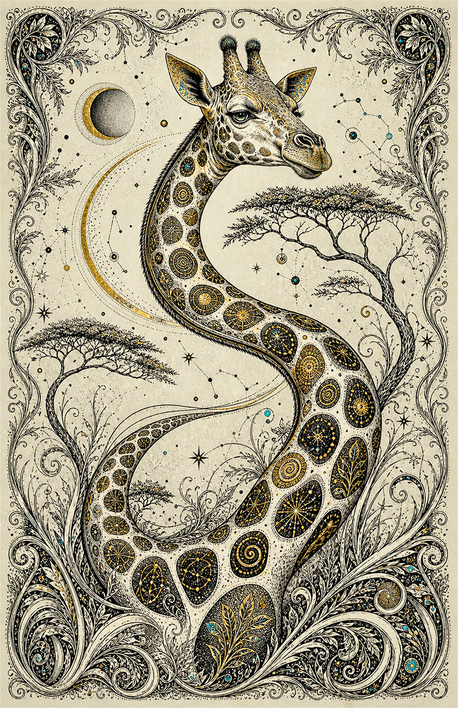 Stylized Giraffe