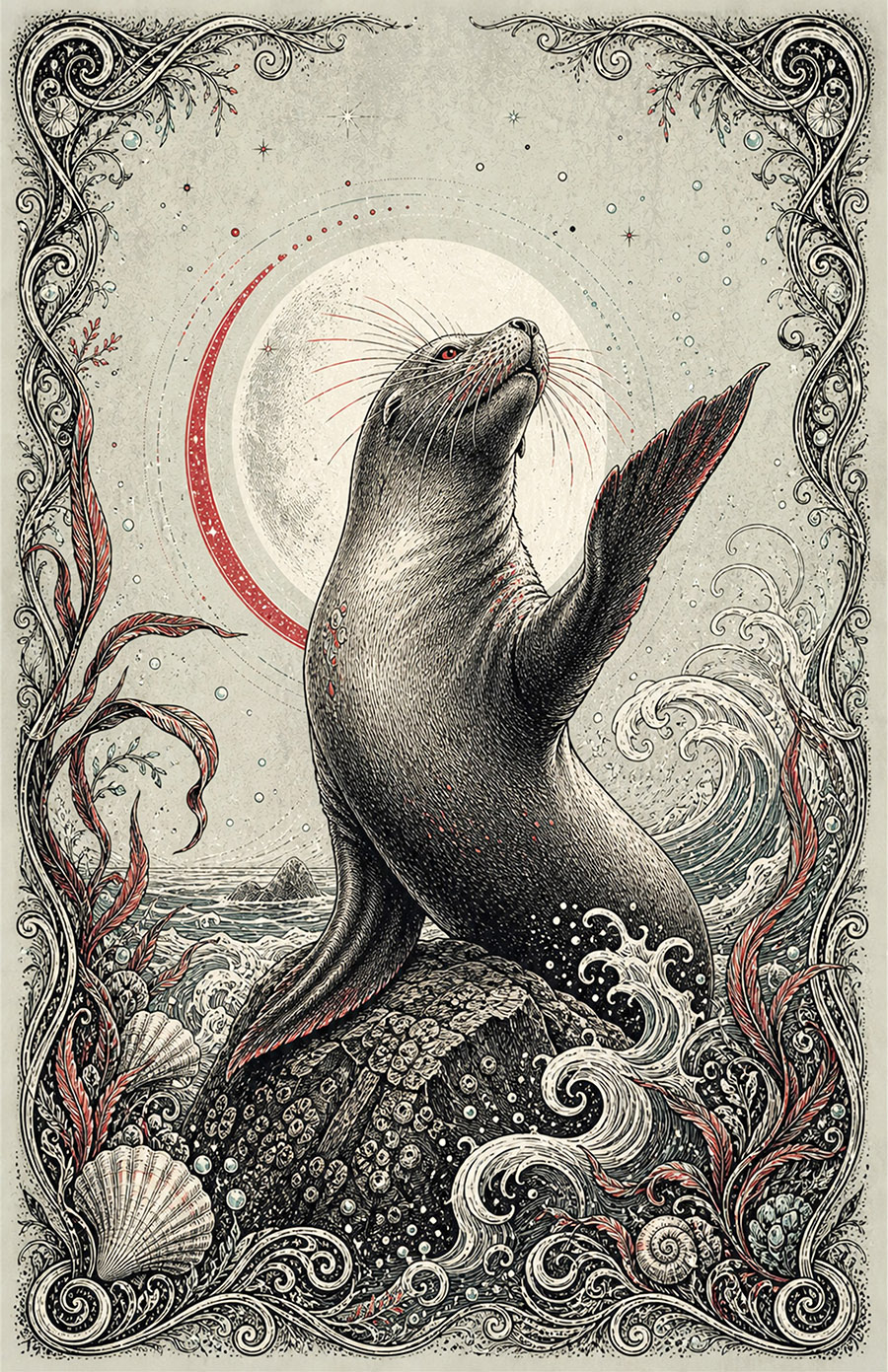 Stylized Sea Lion