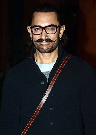 Portrait of Aamir Khan - Elephant personality