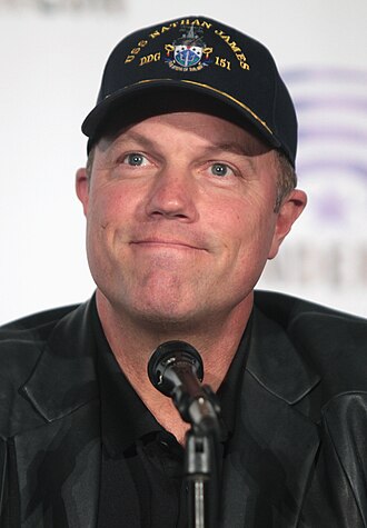 Portrait of Adam Baldwin - Wild Dog personality