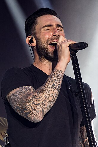 Portrait of Adam Levine - Peacock personality