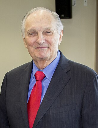 Portrait of Alan Alda - Dolphin personality