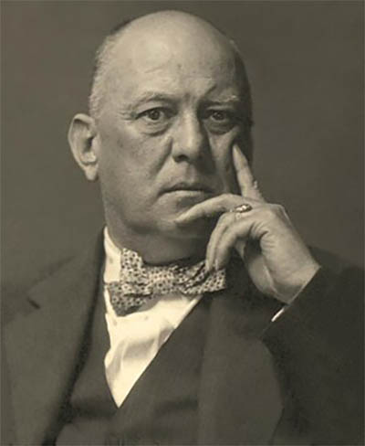 Portrait of Aleister Crowley - Snake personality