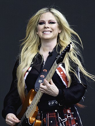 Portrait of Avril Lavigne - Wild Cat personality
