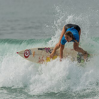 Portrait of Bethany Hamilton - Dolphin personality