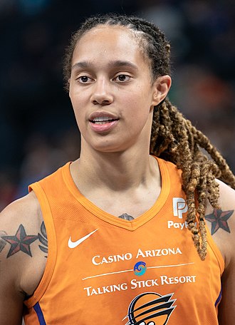 Portrait of Brittney Griner - Peacock personality