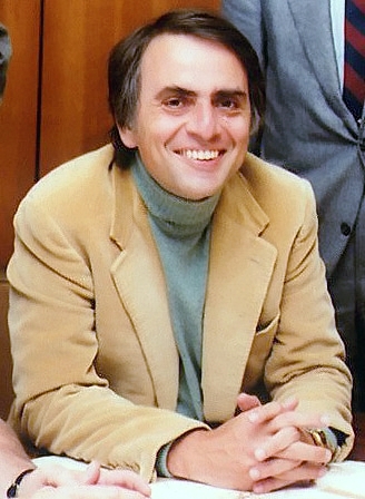 Portrait of Carl Sagan - Owl personality