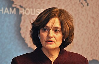 Portrait of Cherie Blair - Swan personality