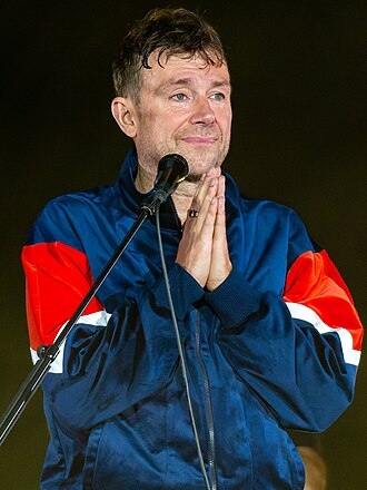 Portrait of Damon Albarn - Fox personality