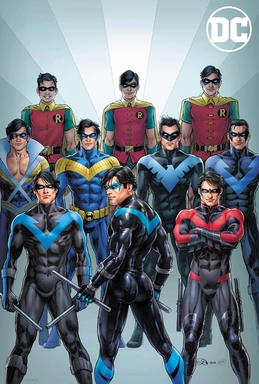 Portrait of Dick Grayson - Dolphin personality