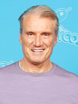 Portrait of Dolph Lundgren - Rhino personality