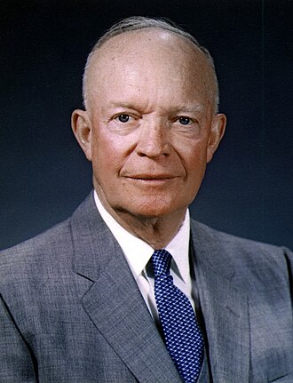 Portrait of Dwight D. Eisenhower - Bear personality