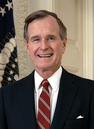 Portrait of George H. W. Bush - Dog personality