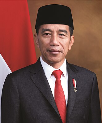 Portrait of Joko Widodo - Dog personality