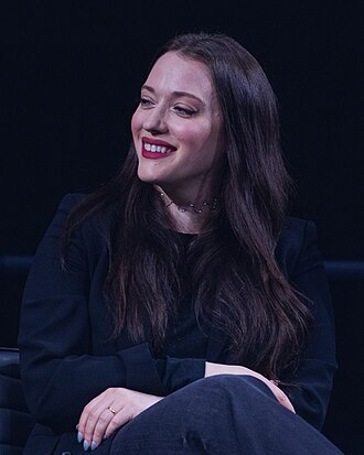 Portrait of Kat Dennings - Wild Cat personality