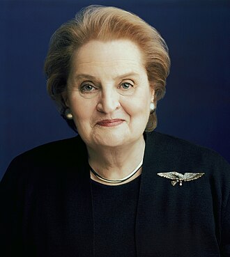 Portrait of Madeleine Albright - Eagle personality