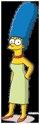 Portrait of Marge Simpson - Cottontail personality