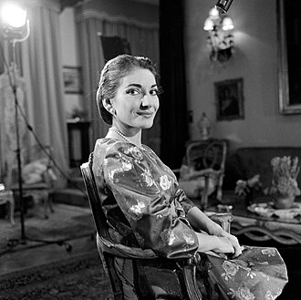 Portrait of Maria Callas - Swan personality