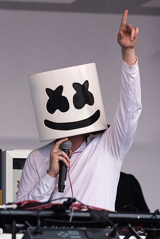 Portrait of Marshmello - Wild Cat personality
