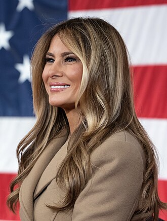 Portrait of Melania Trump - Swan personality