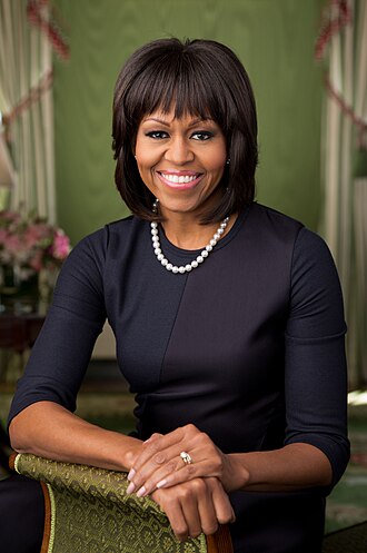 Portrait of Michelle Obama - Elephant personality