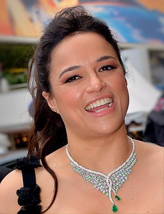 Portrait of Michelle Rodriguez - Wild Cat personality