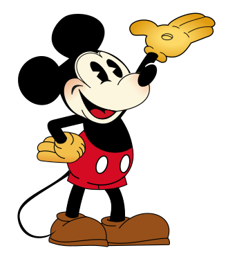 Portrait of Mickey Mouse - Otter personality