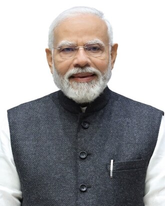 Portrait of Narendra Modi - Lion personality