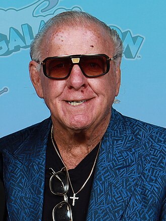 Portrait of Ric Flair - Peacock personality