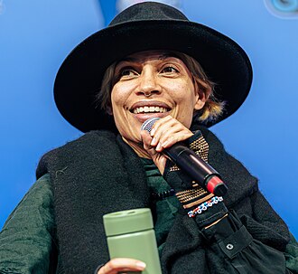 Portrait of Rosario Dawson - Dolphin personality