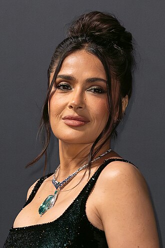 Portrait of Salma Hayek - Wild Cat personality