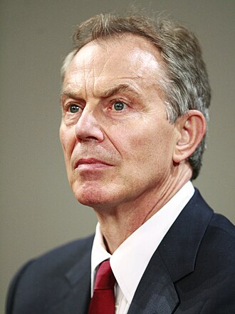 Portrait of Tony Blair - Dolphin personality