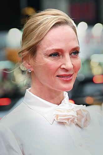 Portrait of Uma Thurman - Wild Cat personality